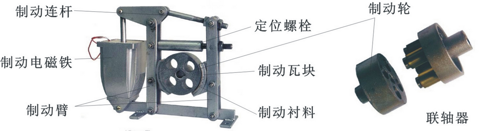 四層透明教學(xué)電梯模型(圖6) 電磁制動器、聯(lián)軸器