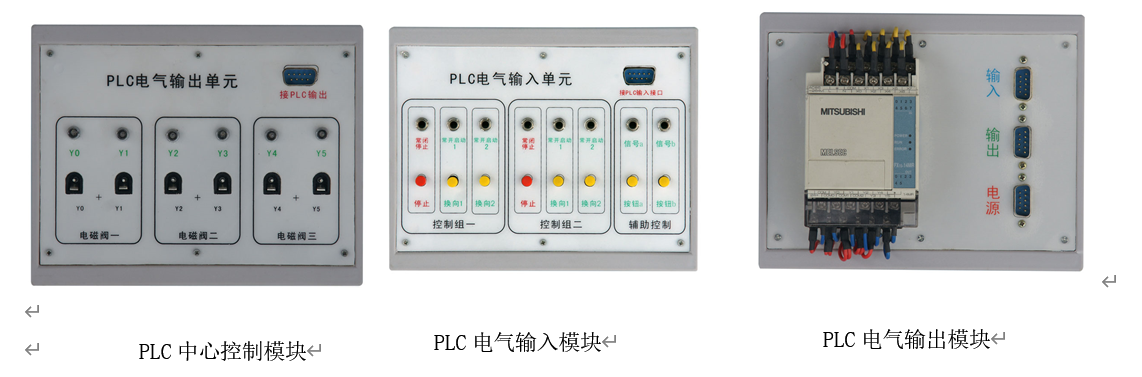 工程液壓傳動(dòng)實(shí)訓(xùn)臺(tái)(圖3) PLC控制模塊