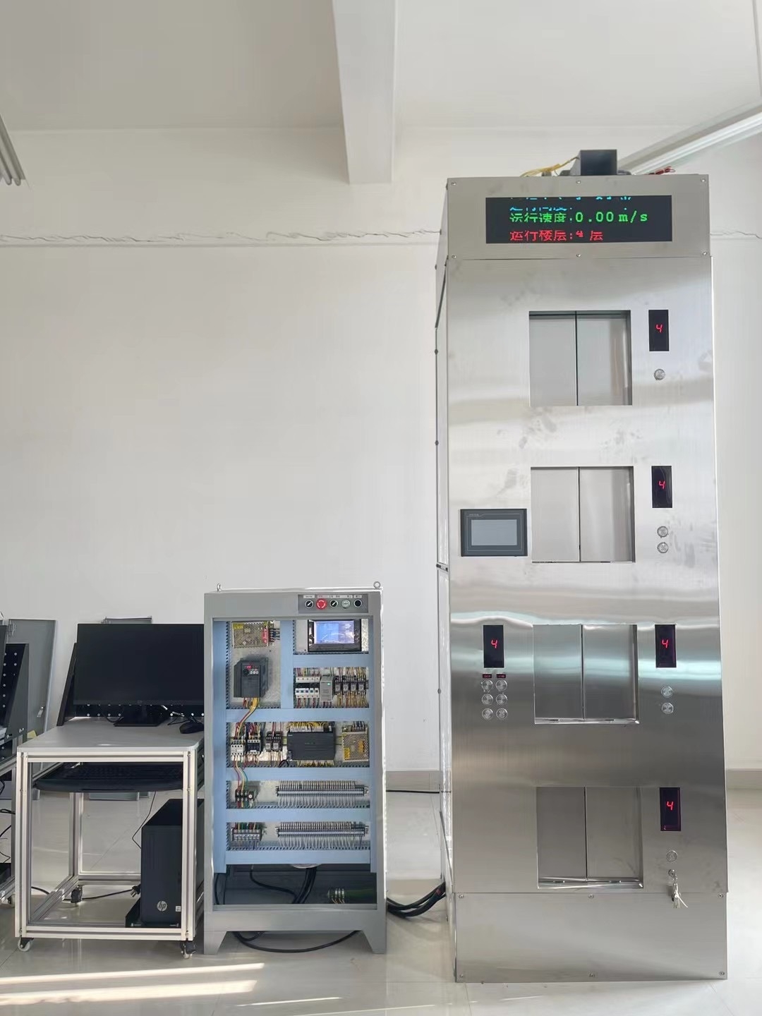 電梯控制技術(shù)實(shí)訓(xùn)裝置(圖4) 電梯控制技術(shù)綜合實(shí)訓(xùn)裝置